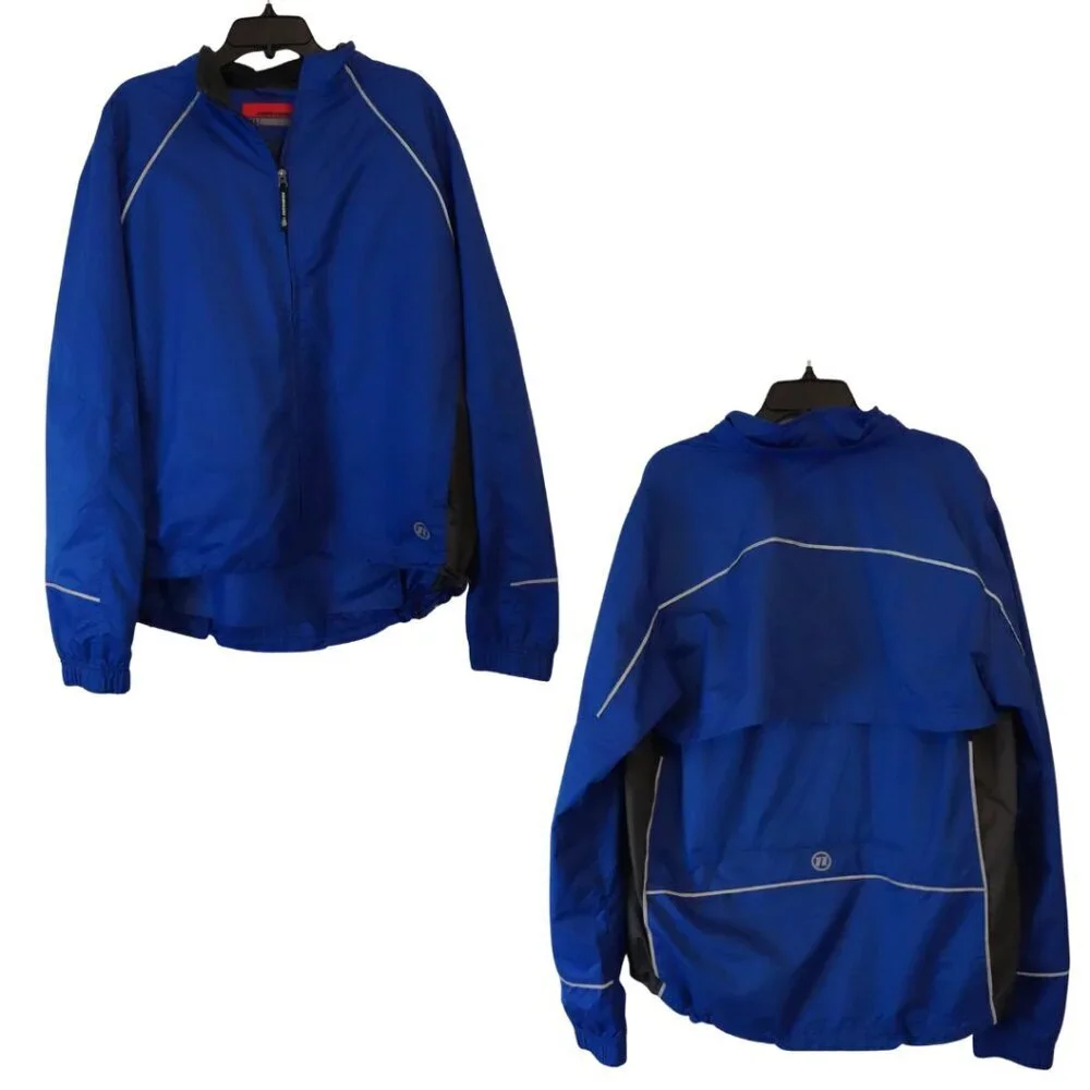 Novara, Men’s Convertible Cycling Vented Performance Jacket, Royal Blue,‎ Cobalt